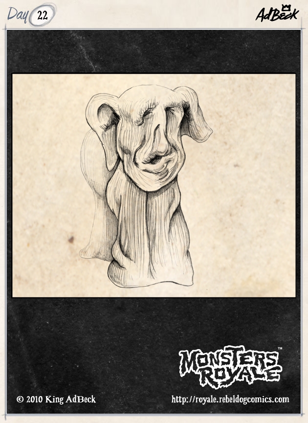 Monsters Royale The Nunsutch Drawing by Adam Everett Beck