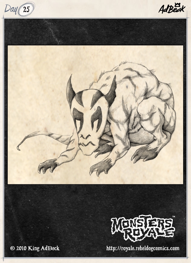 Monsters Royale The Jynx Drawing by Adam Everett Beck