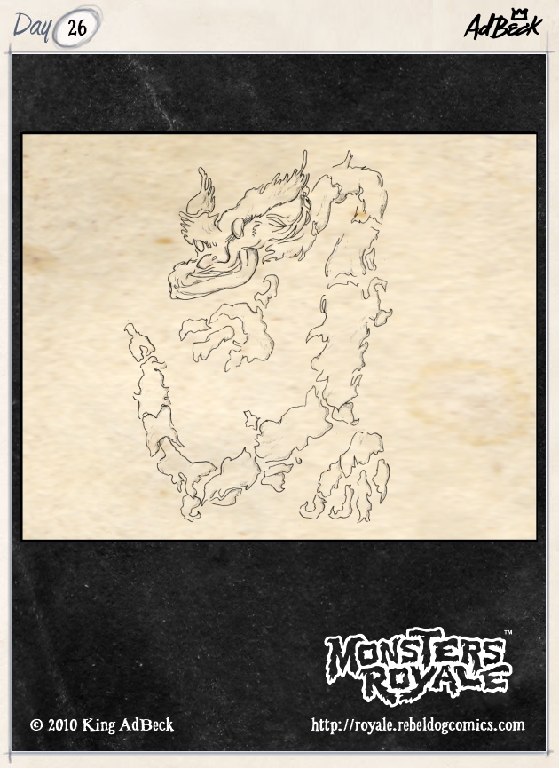 Monsters Royale Morasso Drawing by Adam Everett Beck