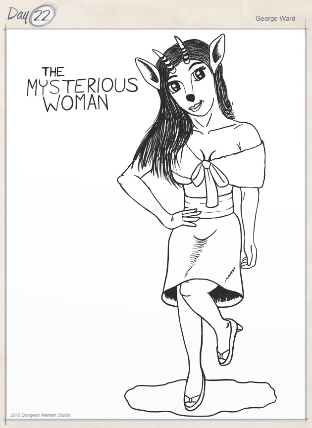 Day 22 - The Mysterious Woman