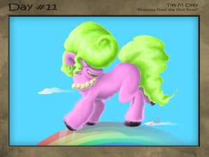 #11 Priscella Poof the Pink Pony
